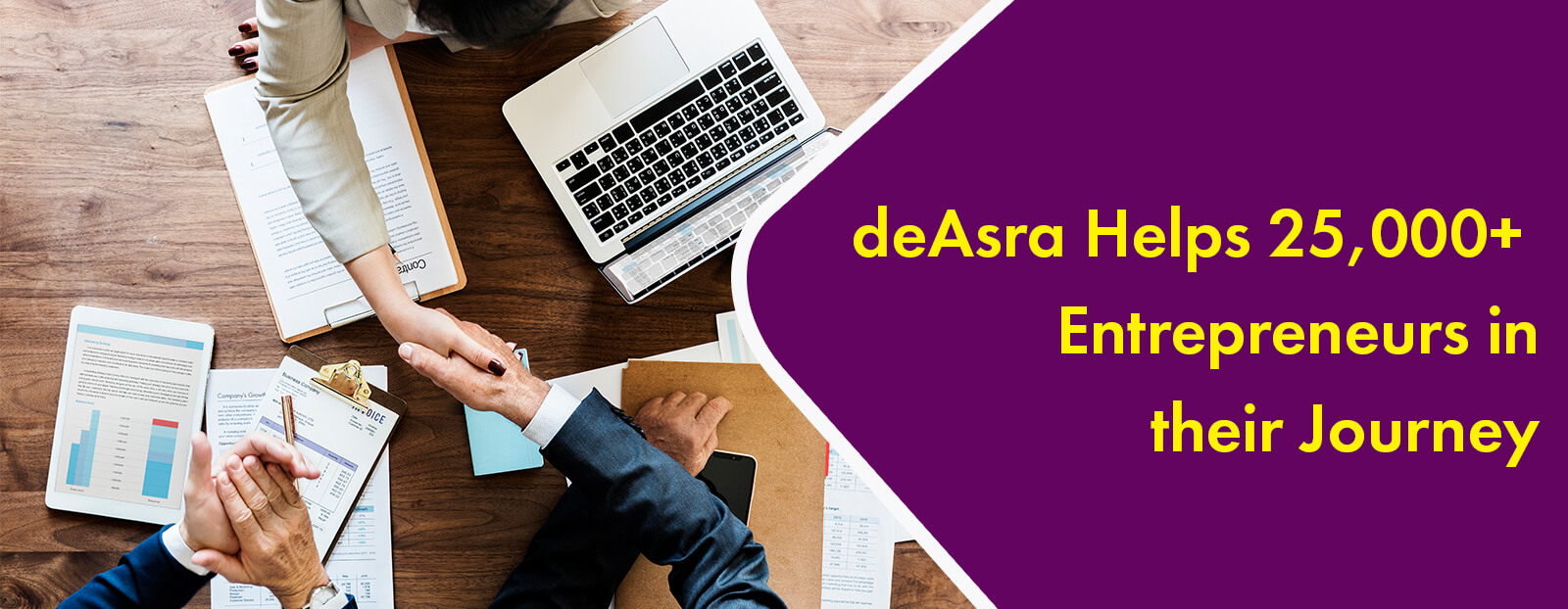 deAsra Helps 25,000+ Entrepreneurs in their Journey