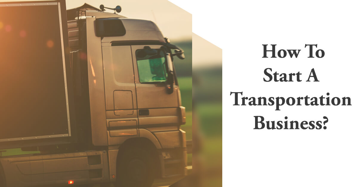 how to start a transport business