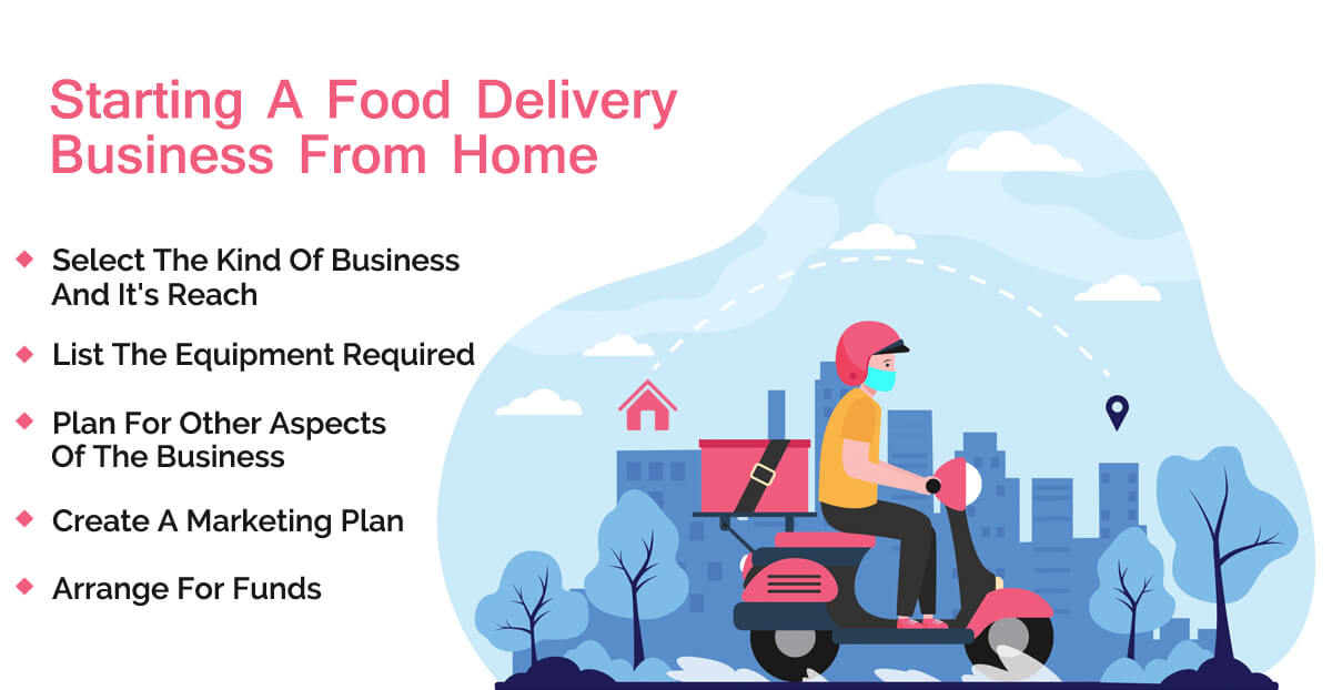 how to start a food delivery business from home