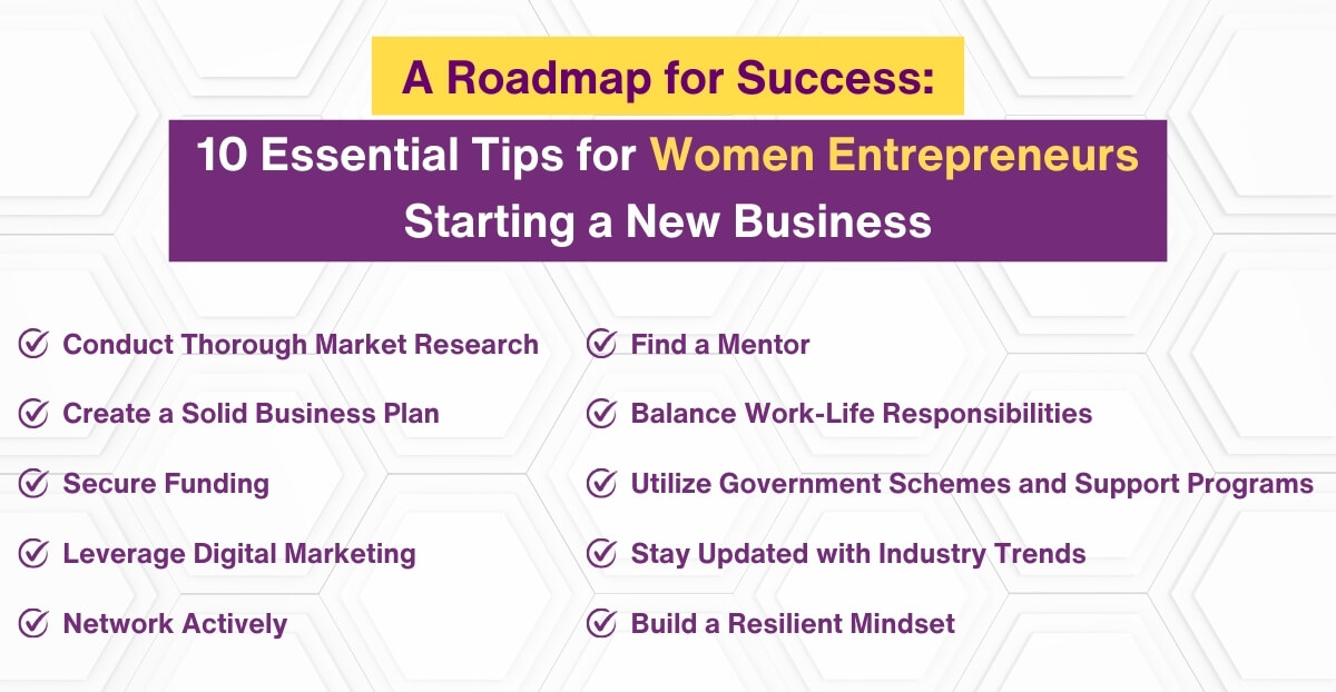 A Roadmap for Success - 10 Essential Tips for Women Entrepreneurs Starting a New Business
