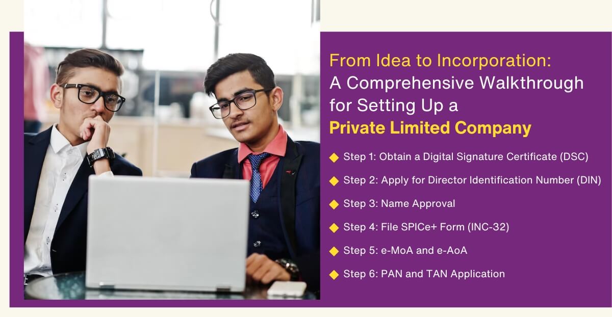 From Idea to Incorporation - A Comprehensive Walkthrough for Setting Up a Private Limited Company
