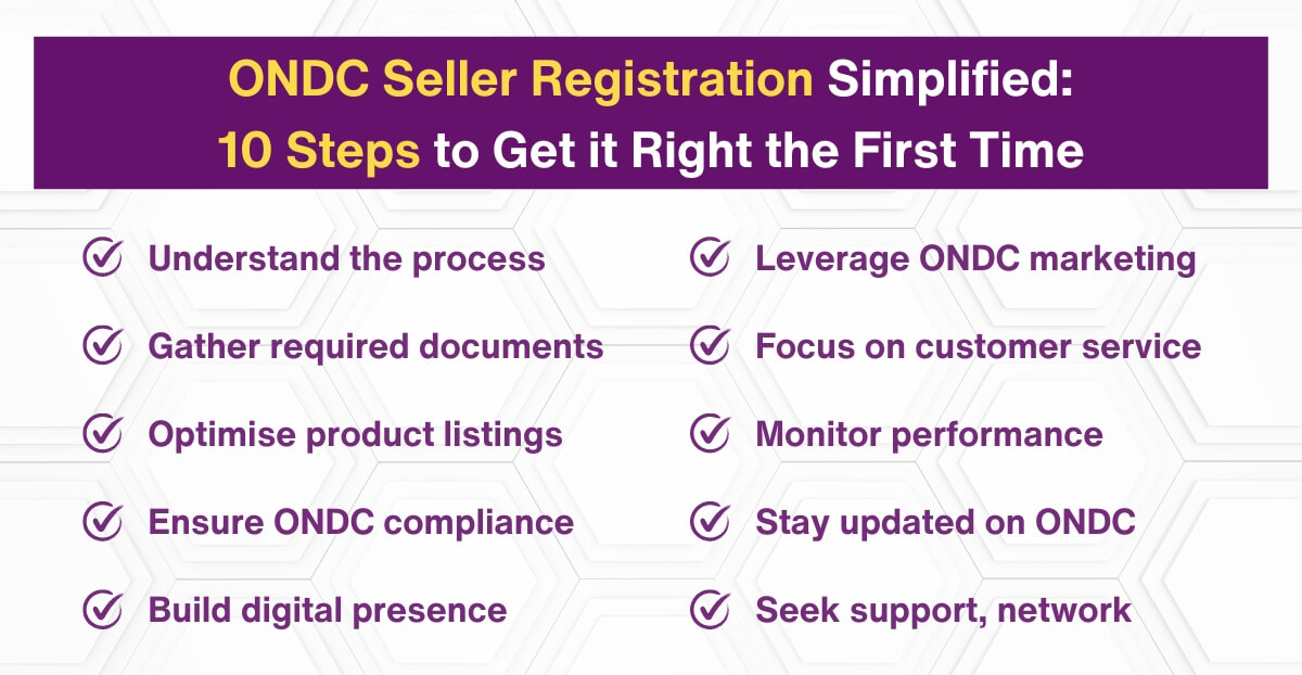 ONDC Seller Registration Simplified: 10 Steps to Get it Right the First Time