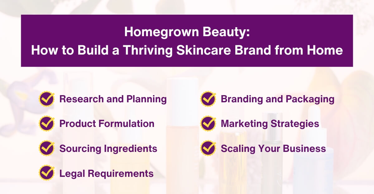 Homegrown Beauty - How to Build a Thriving Skincare Brand from Home