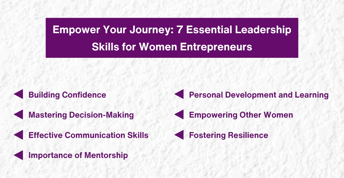 Empower Your Journey - 7 Essential Leadership Skills for Women Entrepreneurs
