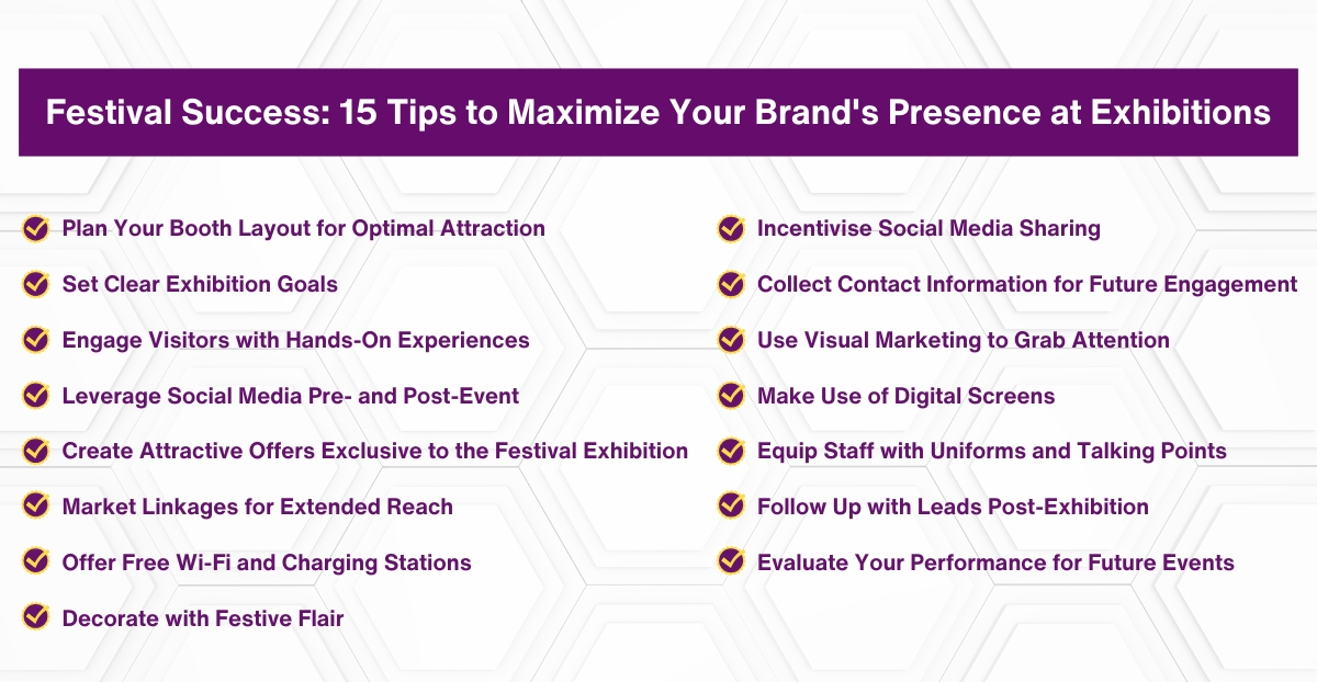 Festival Success - 15 Tips to Maximize Your Brands Presence at Exhibitions