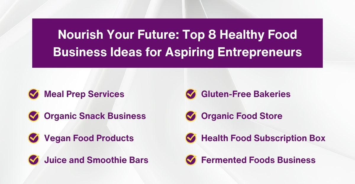 Nourish Your Future - Top 8 Healthy Food Business Ideas for Aspiring Entrepreneurs