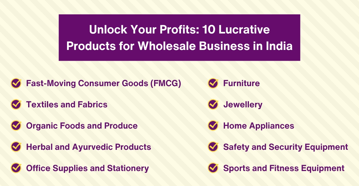 Unlock Your Profits - 10 Lucrative Products for Wholesale Business in India