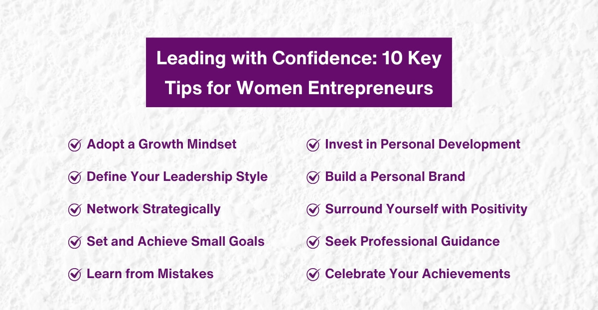 Leading with Confidence - 10 Key Tips for Women Entrepreneurs