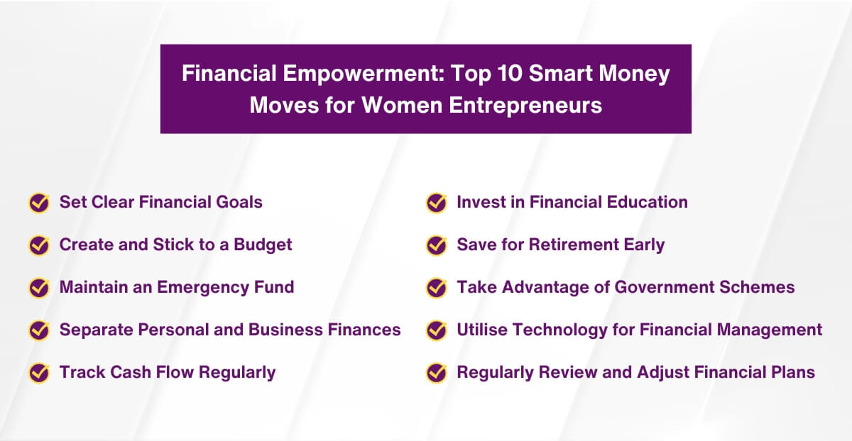 Financial Empowerment - Top 10 Smart Money Moves for Women Entrepreneurs