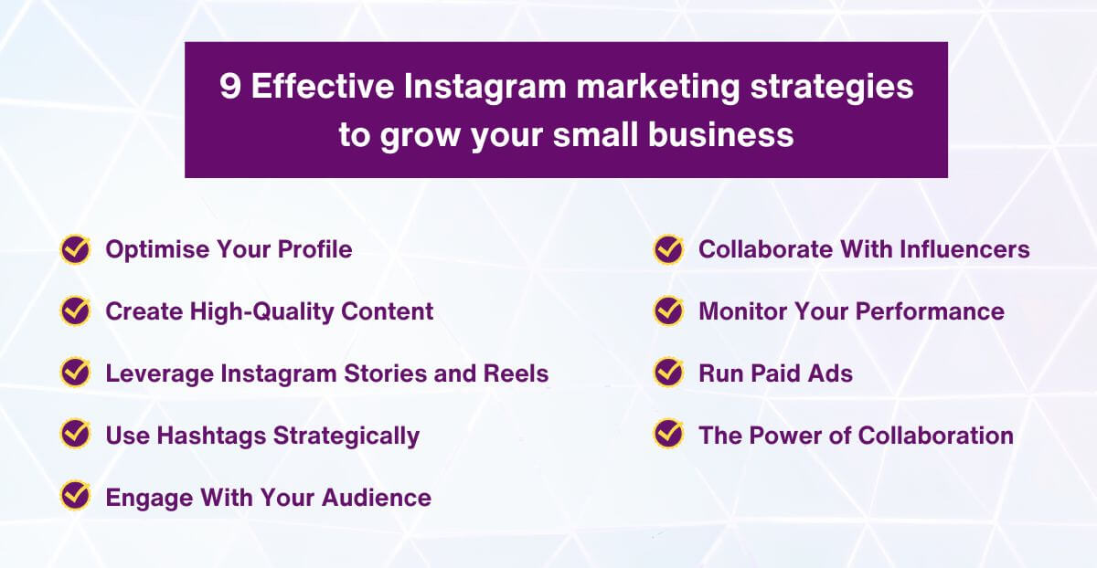 9 Effective Instagram marketing strategies to grow your small business