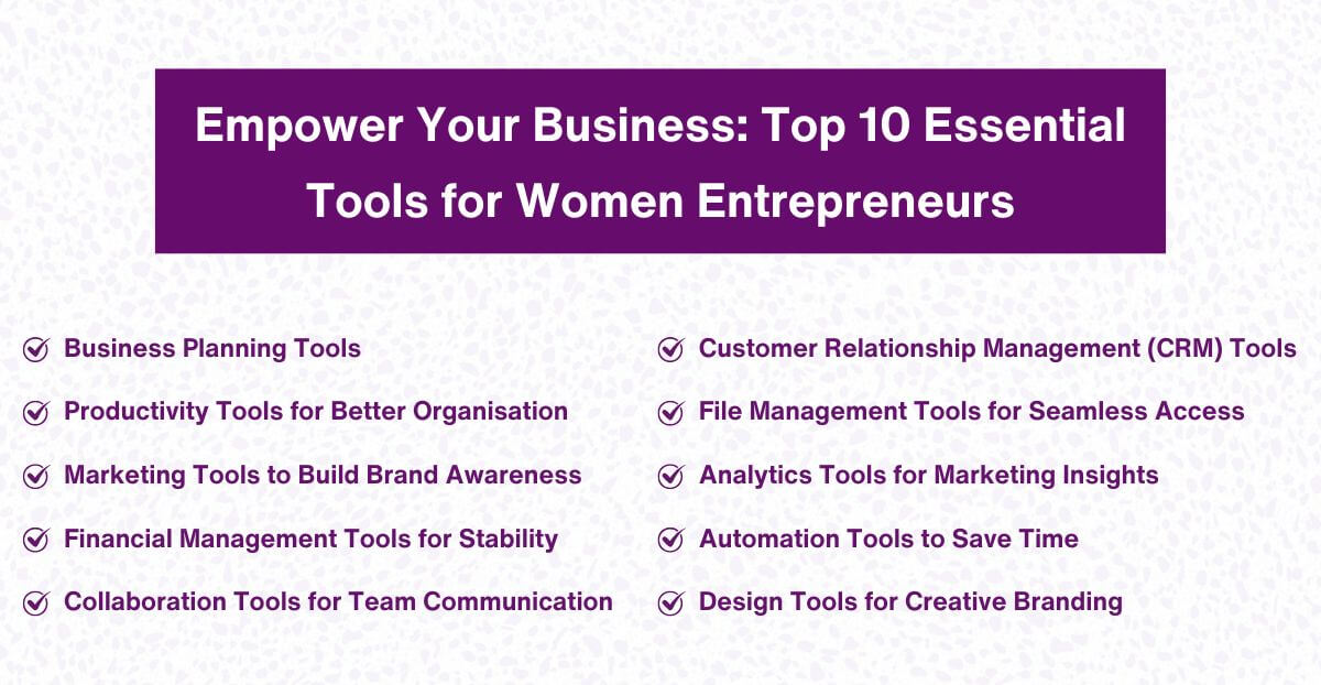 Empower Your Business - Top 10 Essential Tools for Women Entrepreneurs