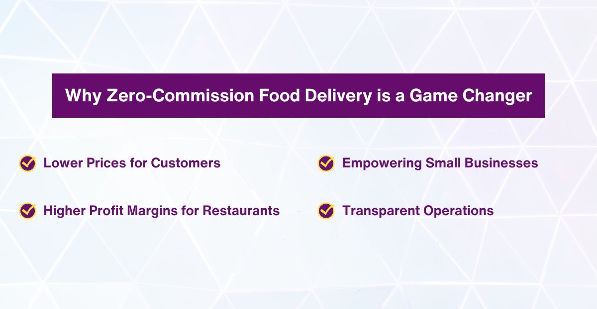 Why Zero-Commission Food Delivery is a Game Changer