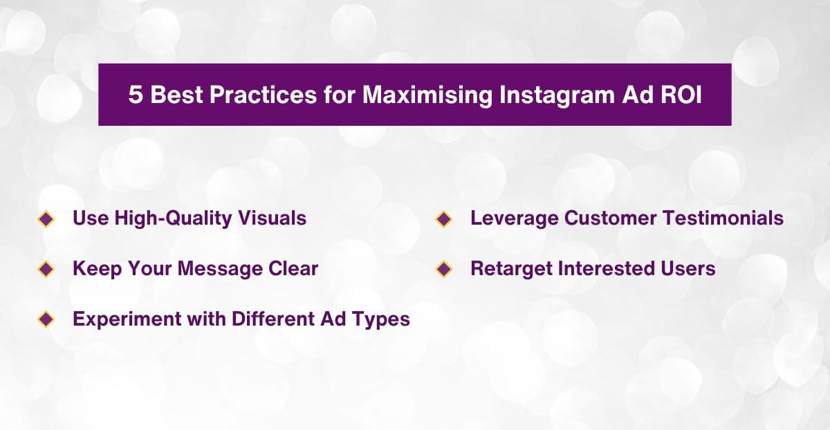 5 Best Practices for Maximising Instagram Ad ROI