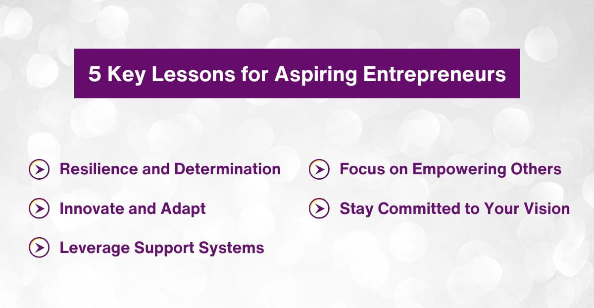 5 Key Lessons for Aspiring Entrepreneurs