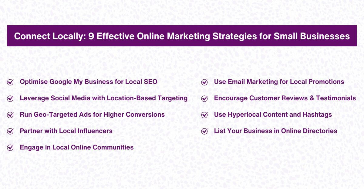 Connect Locally - 9 Effective Online Marketing Strategies for Small Businesses