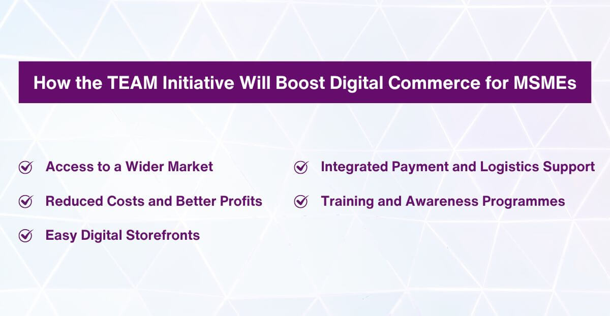 How the TEAM Initiative Will Boost Digital Commerce for MSMEs
