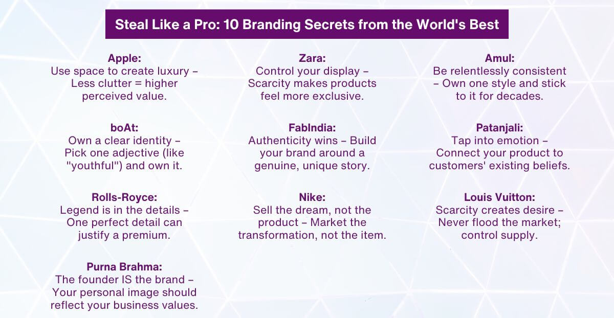 Steal Like a Pro - 10 Branding Secrets from the Worlds Best