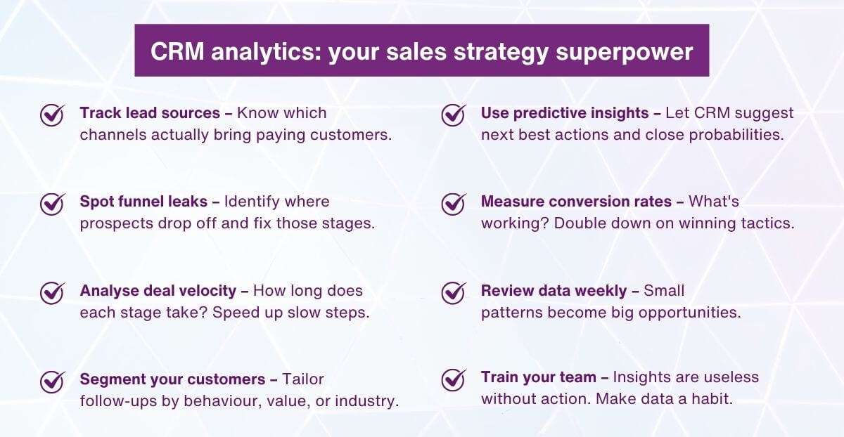 CRM analytics - your sales strategy superpower