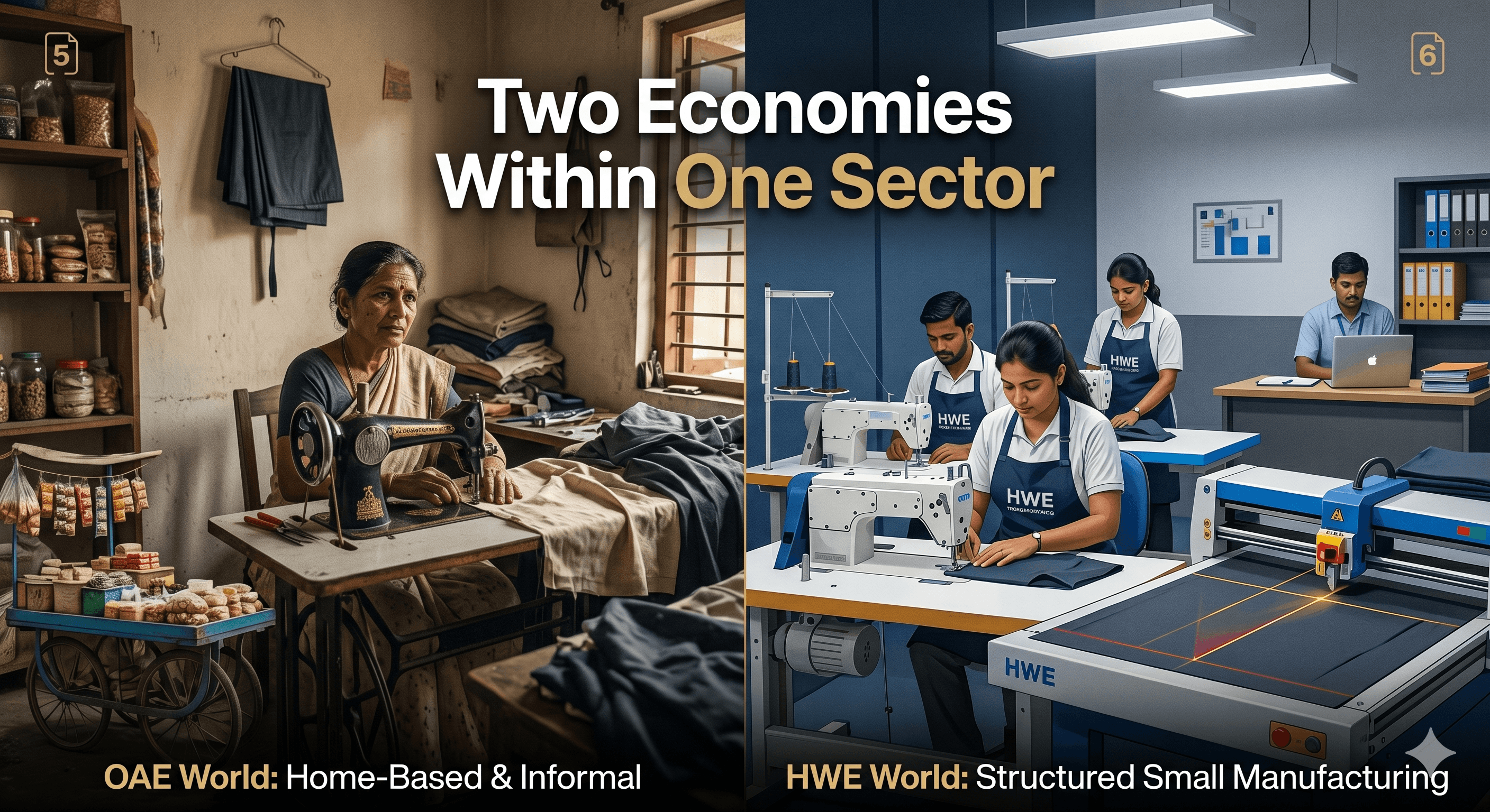 Two Sectors, One Label: What six rounds of enterprise survey data reveal about India’s unincorporated economy