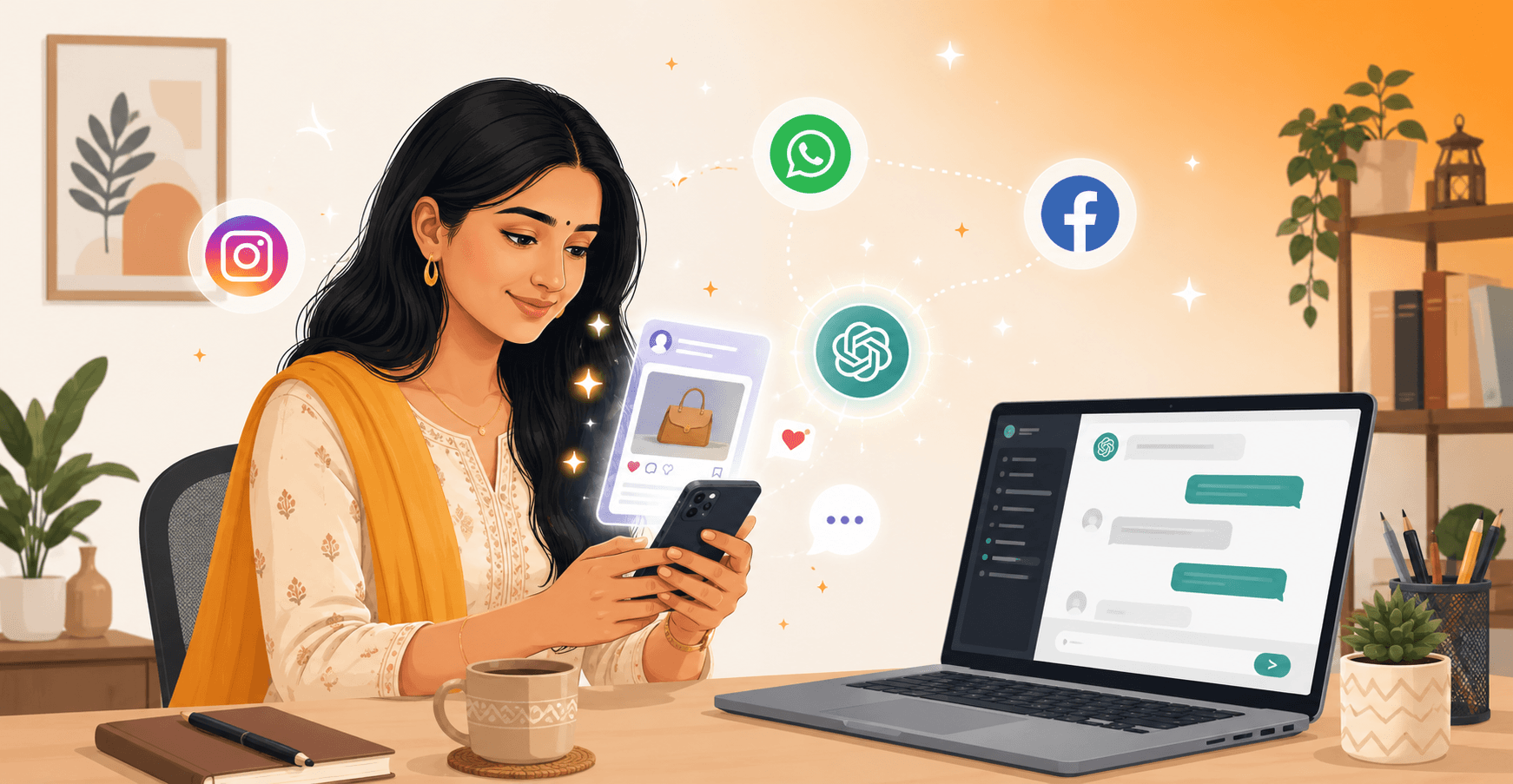How to Use AI Tools for Social Media Marketing in India