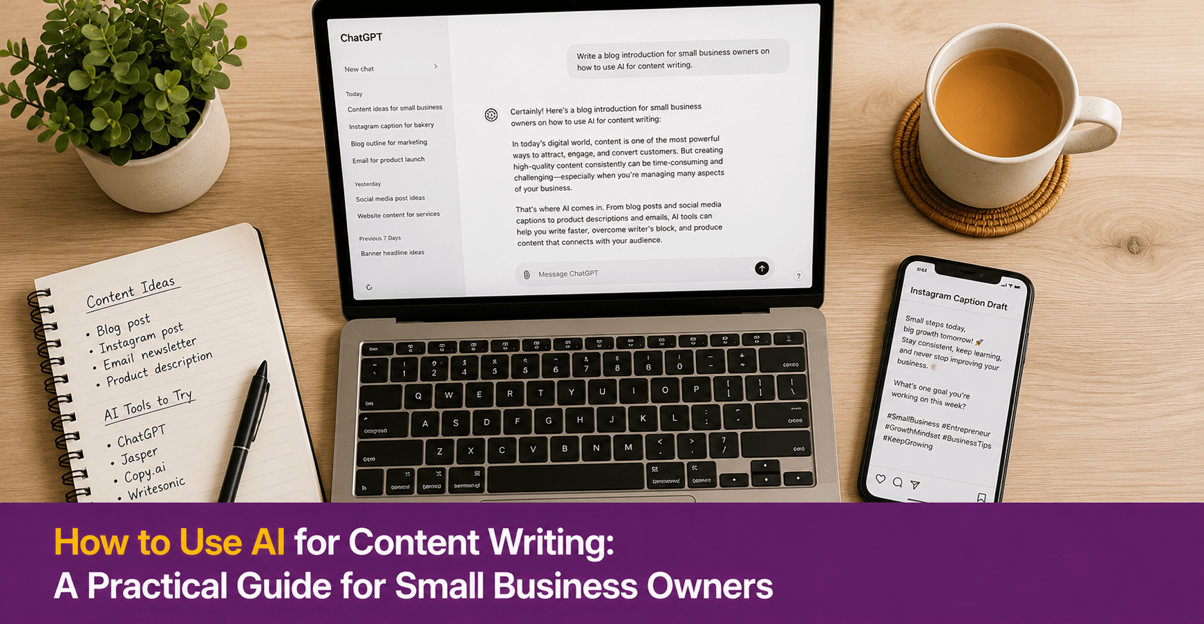 How to Use AI for Content Writing: A Practical Guide for Small Business Owners
