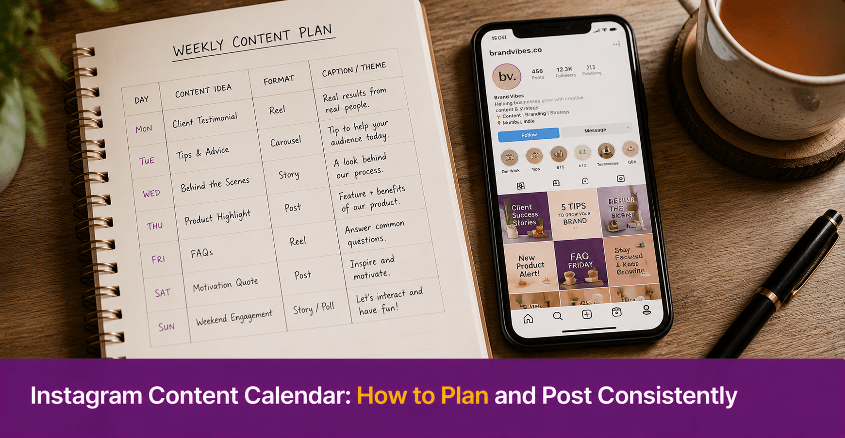 Instagram Content Calendar: How to Plan and Post Consistently