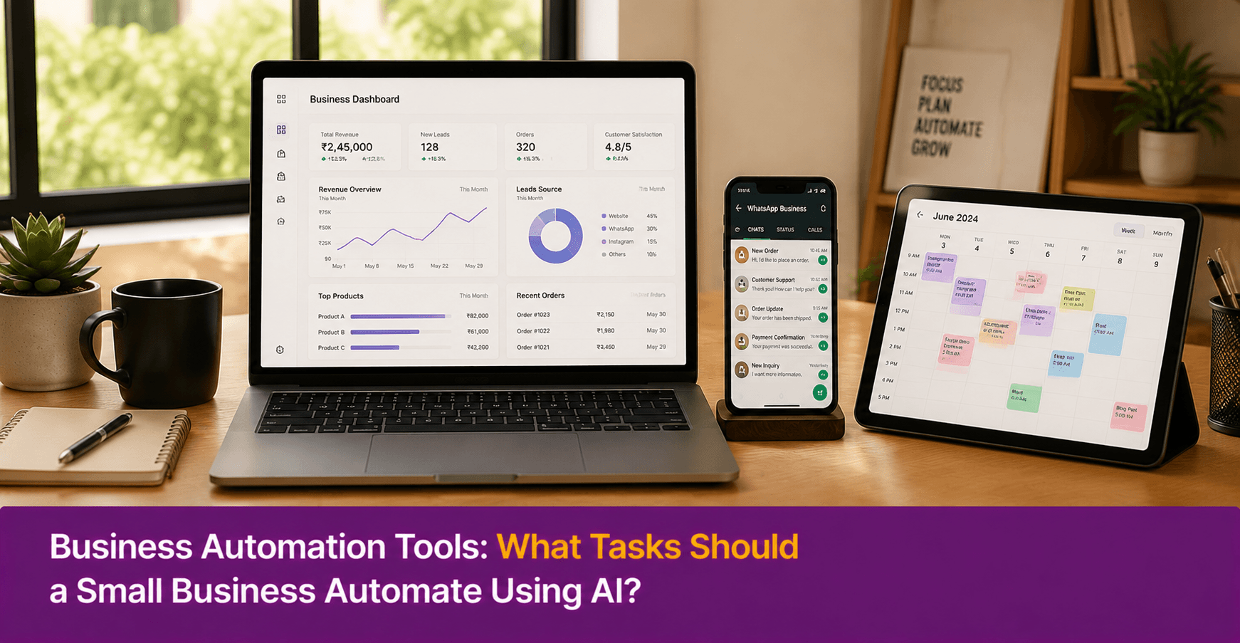 Business Automation Tools: What Tasks Should a Small Business Automate Using AI?