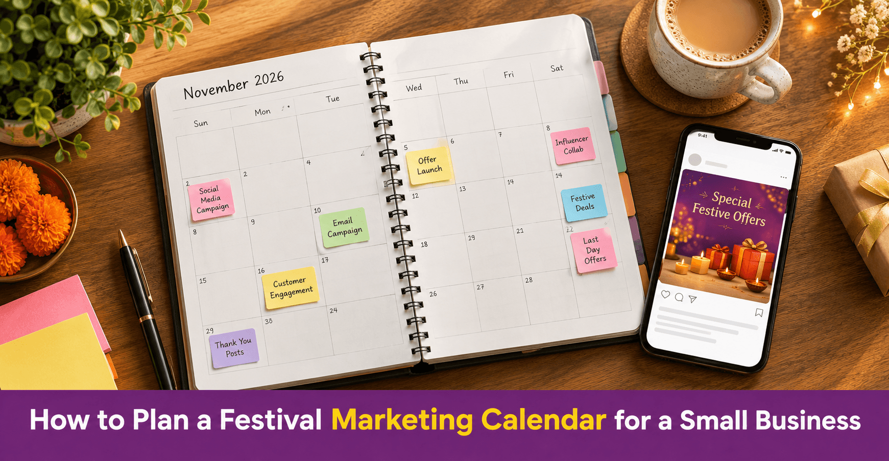How to Plan a Festival Marketing Calendar for a Small Business in India