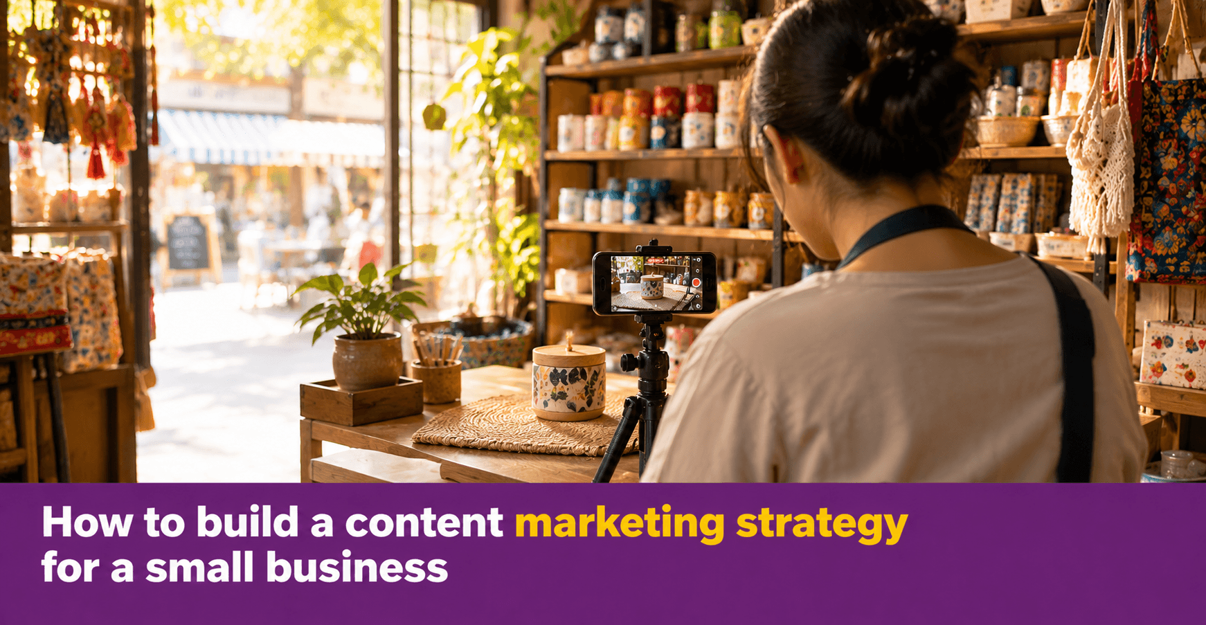 How to build a content marketing strategy for small business