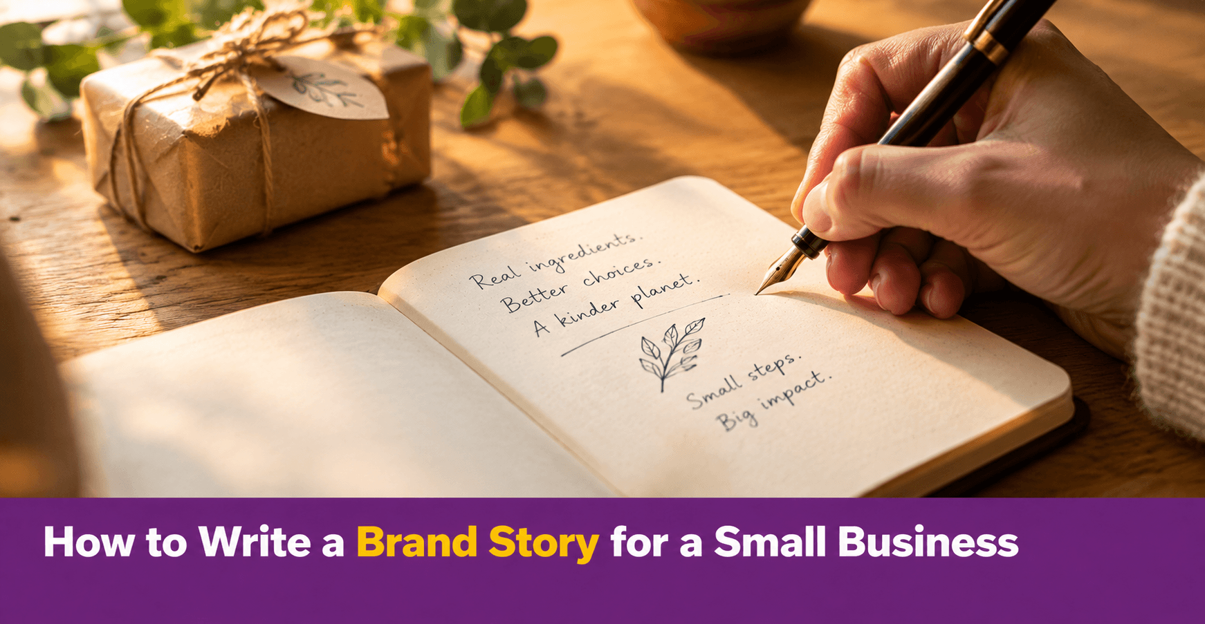 How to write a brand story for a small business
