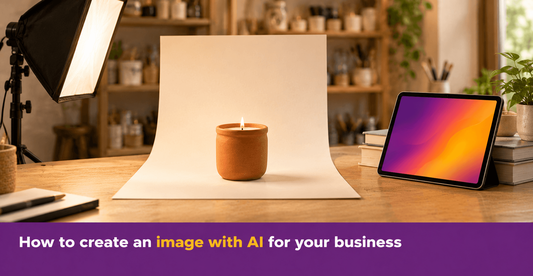 How to create an image with AI for your business: a simple guide to prompts and product visuals