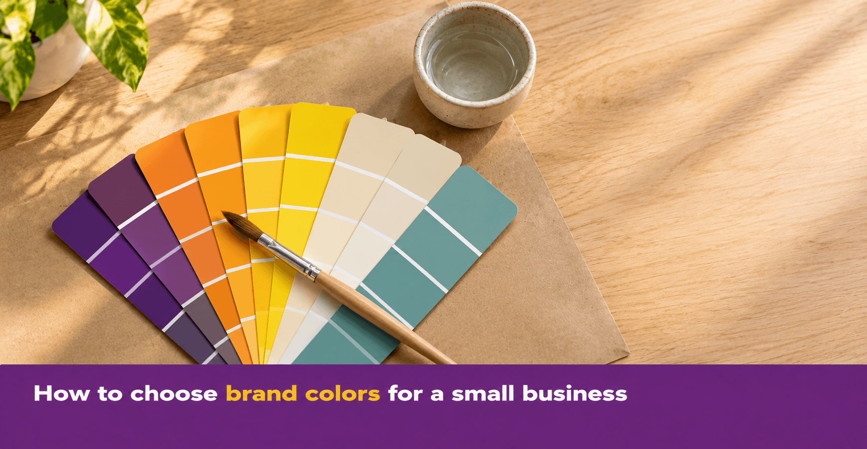 How to choose brand colors for a small business: a simple six-step guide