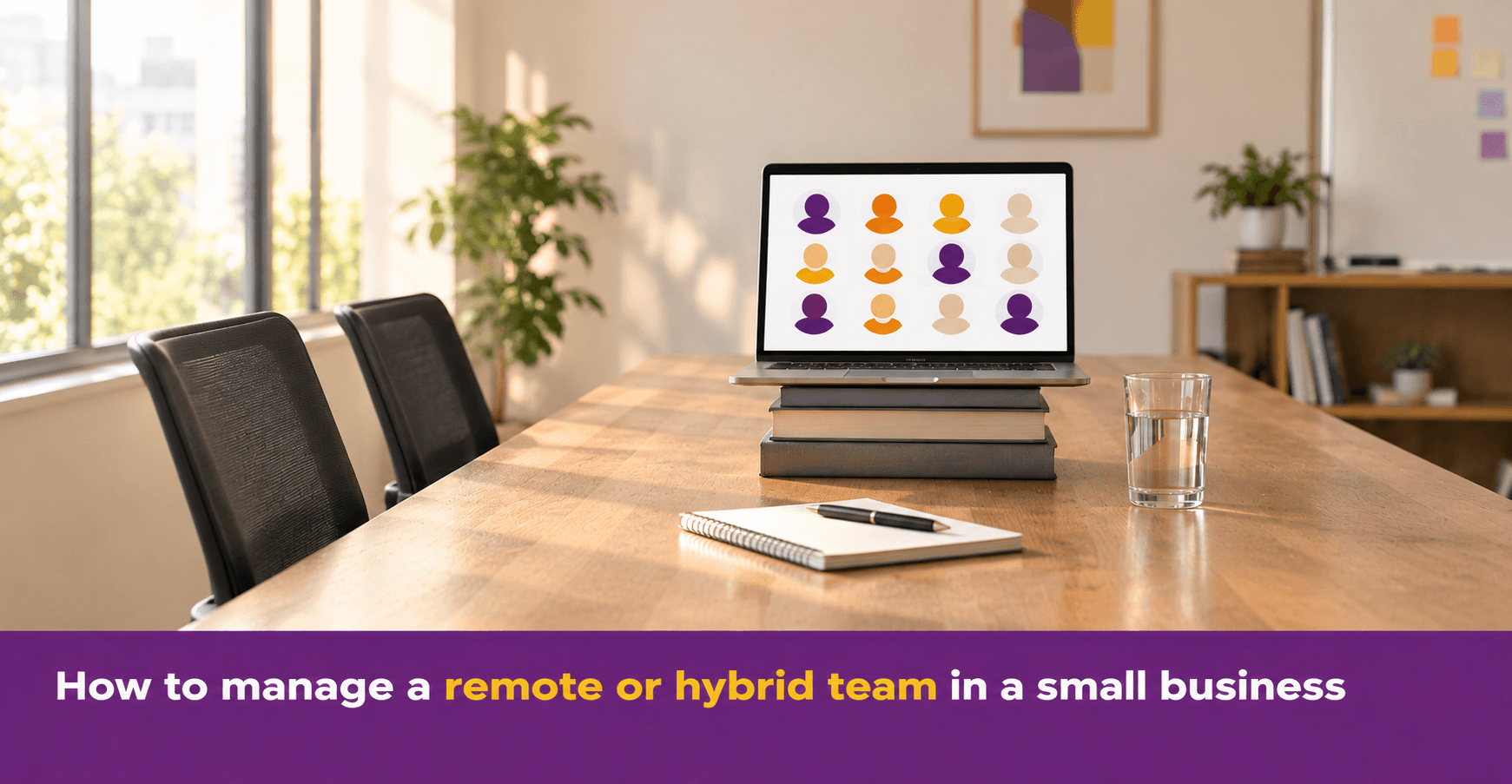 How to manage a remote or hybrid team in a small business